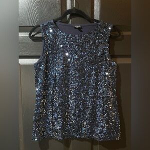 NEW Talbots Sequined Tank NWT